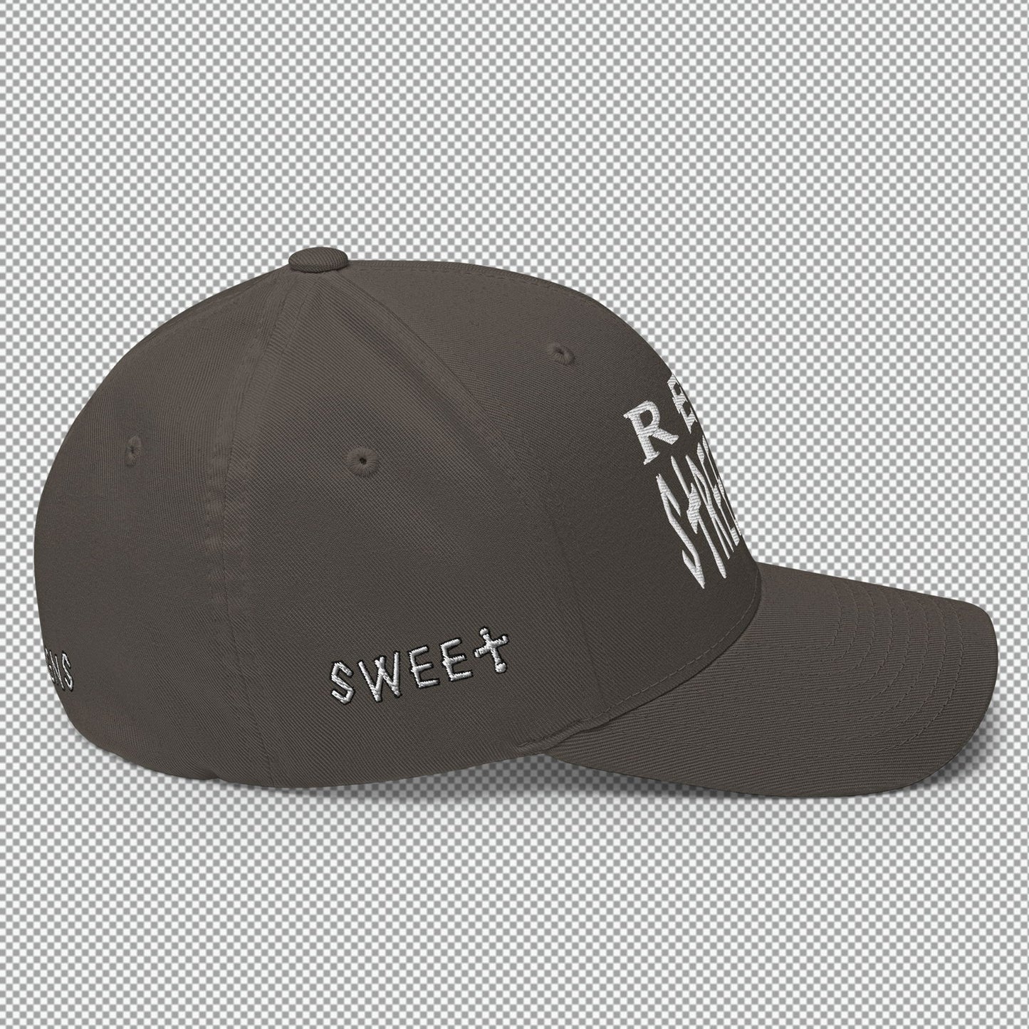 Sweet As Hell Designs' Real Streetwear FlexFit Baseball Cap - Sweet As Hell Designs