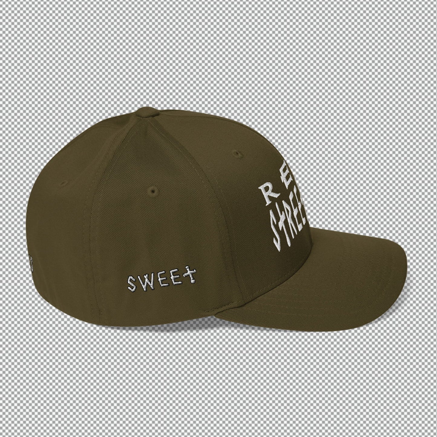 Sweet As Hell Designs' Real Streetwear FlexFit Baseball Cap - Sweet As Hell Designs