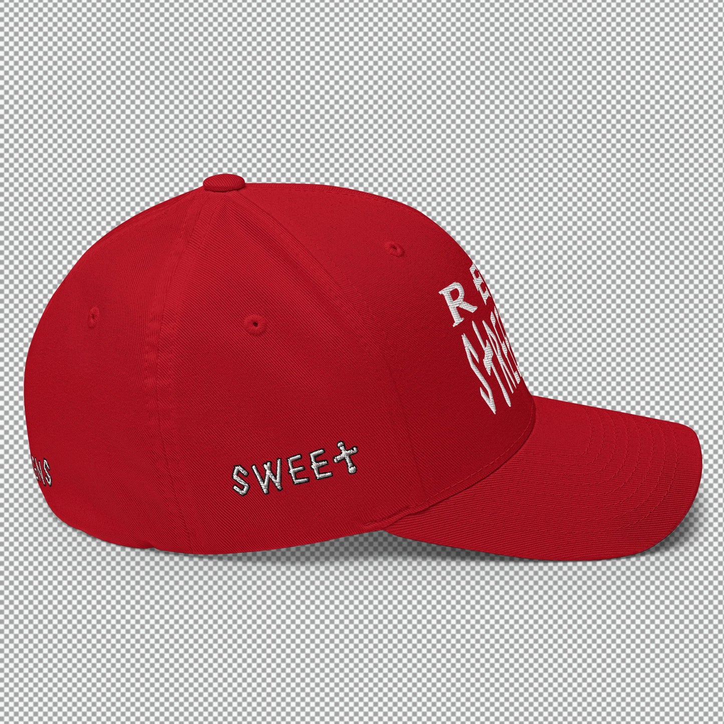 Sweet As Hell Designs' Real Streetwear FlexFit Baseball Cap - Sweet As Hell Designs