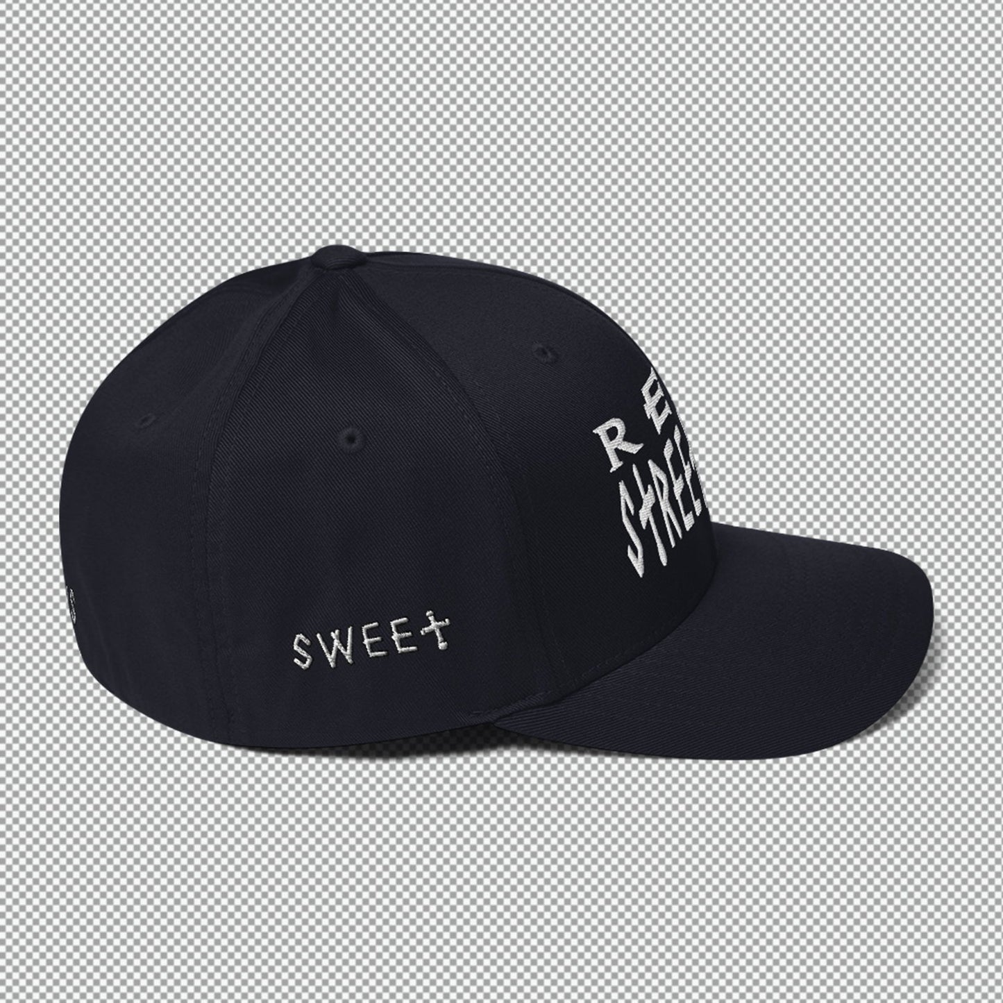 Sweet As Hell Designs' Real Streetwear FlexFit Baseball Cap - Sweet As Hell Designs