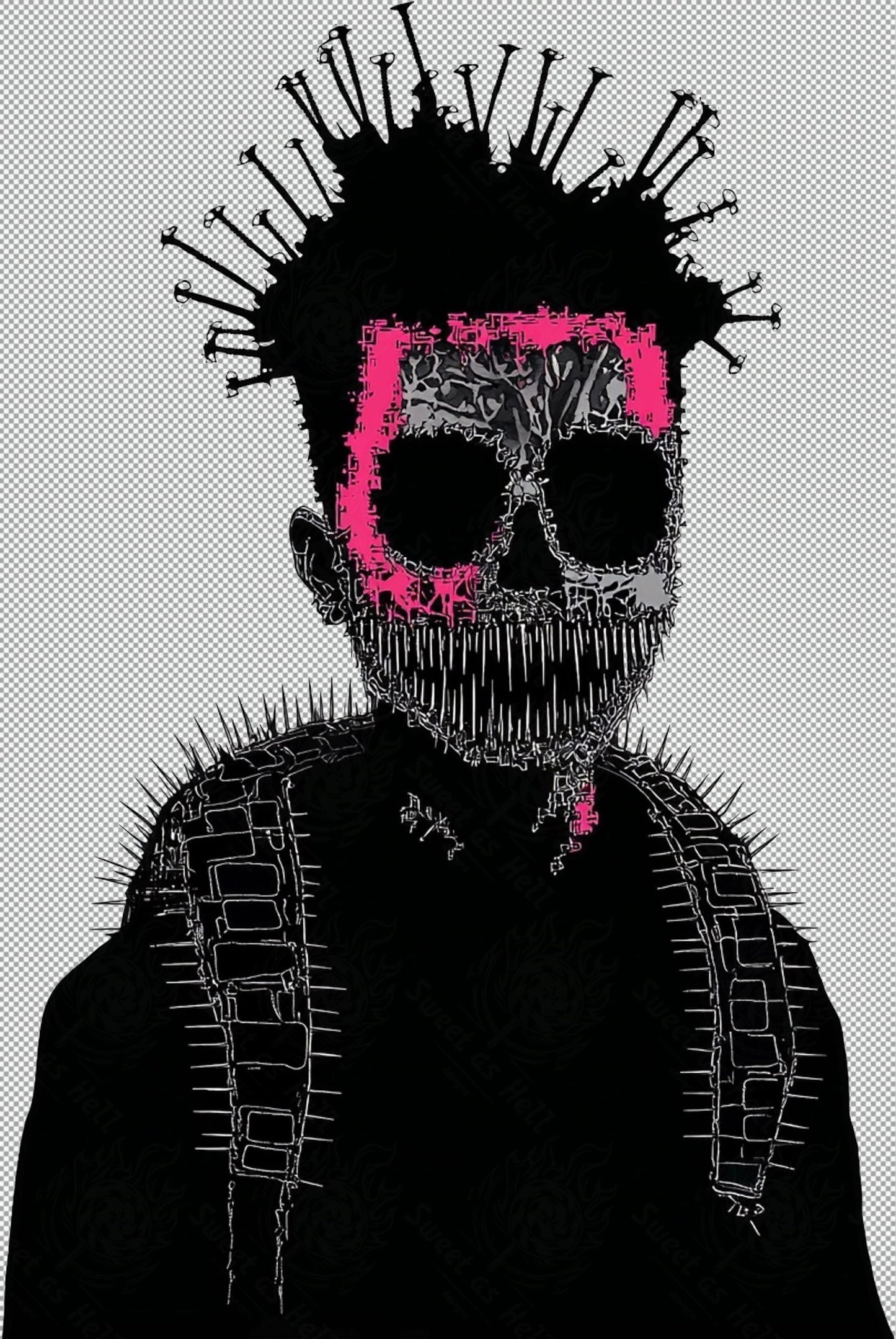 Sweet As Hell Designs' Ruffian Series v0053 With Transparent Background SN3017 - Sweet As Hell Designs