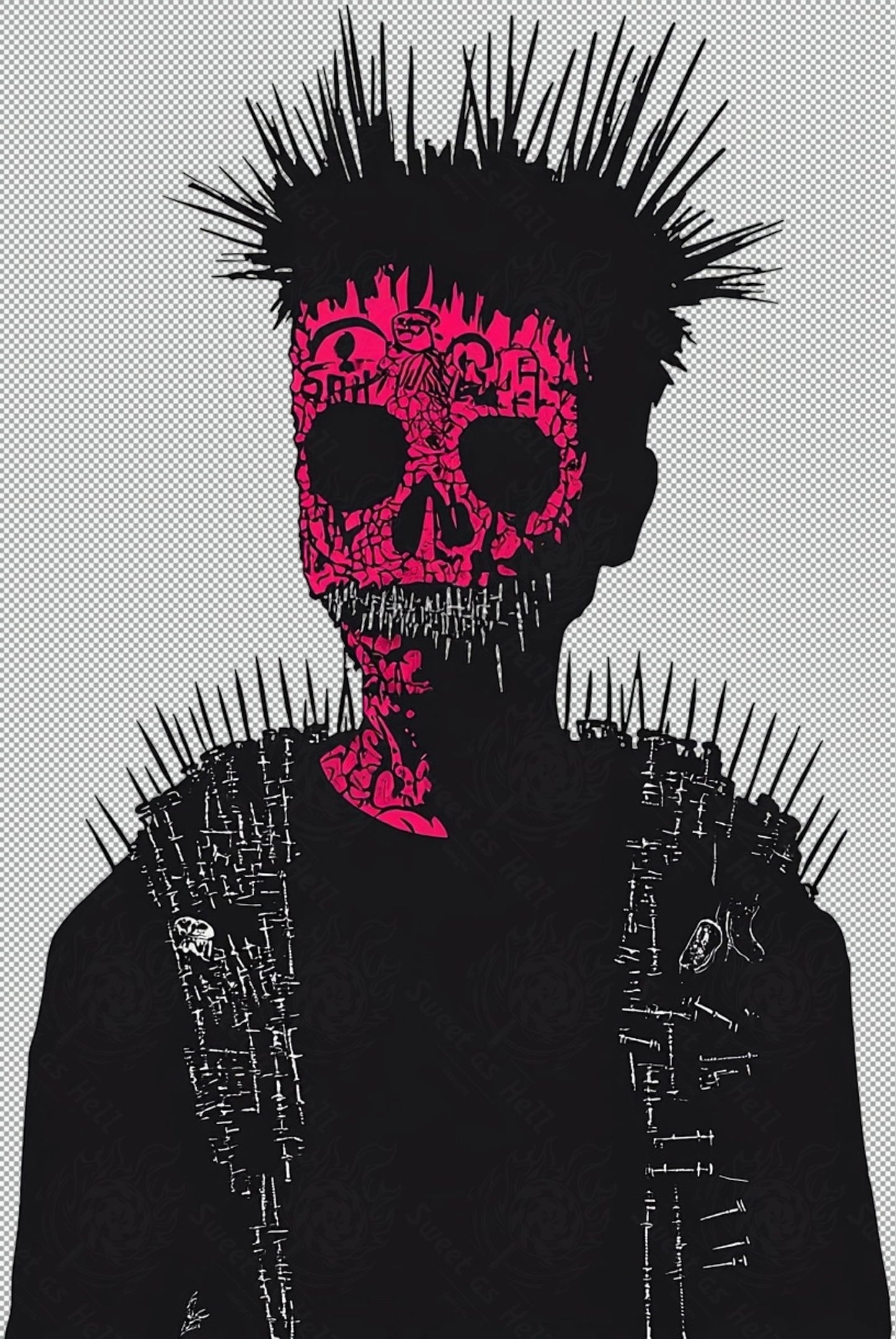 Sweet As Hell Designs' Ruffian Series v0056 With Transparent Background SN3020 - Sweet As Hell Designs