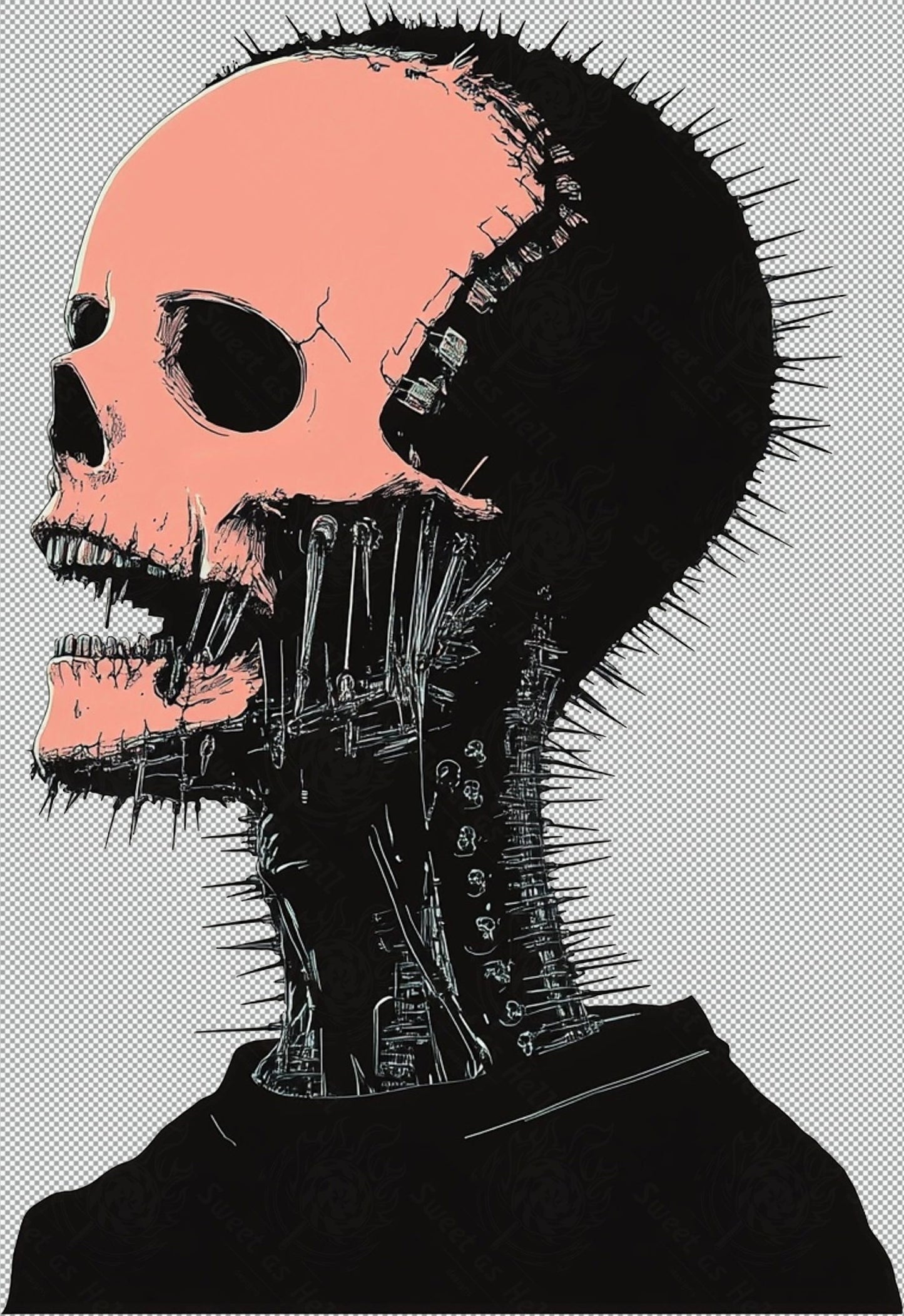 Sweet As Hell Designs' Ruffian Series v0058 With Transparent Background SN3022 - Sweet As Hell Designs