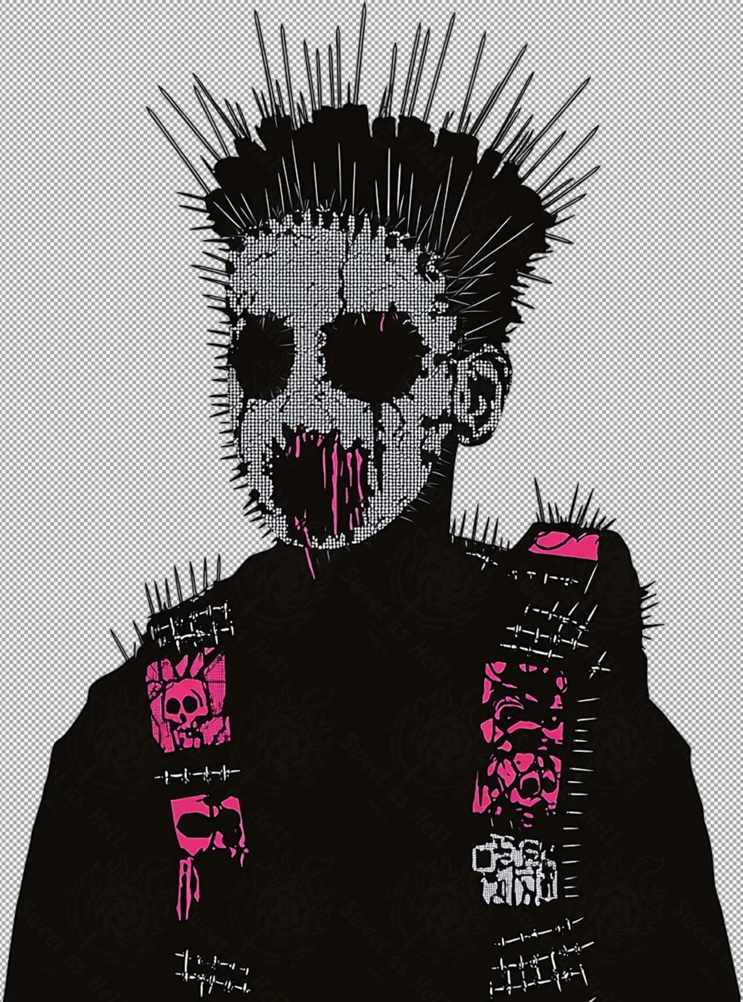 Sweet As Hell Designs' Ruffian Series v0073 With Transparent Background SN3036 - Sweet As Hell Designs