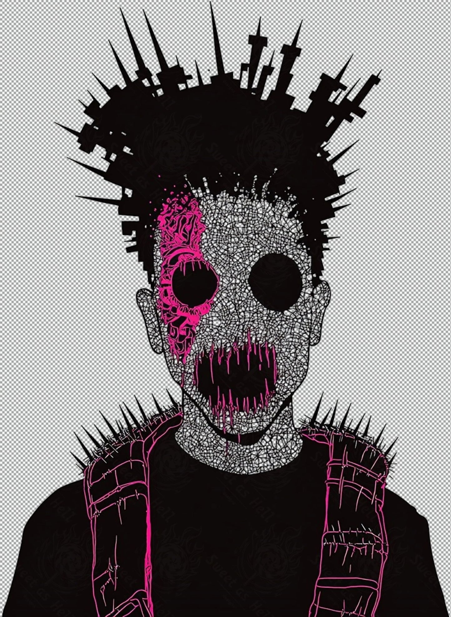 Sweet As Hell Designs' Ruffian Series v0074 With Transparent Background SN3037 - Sweet As Hell Designs