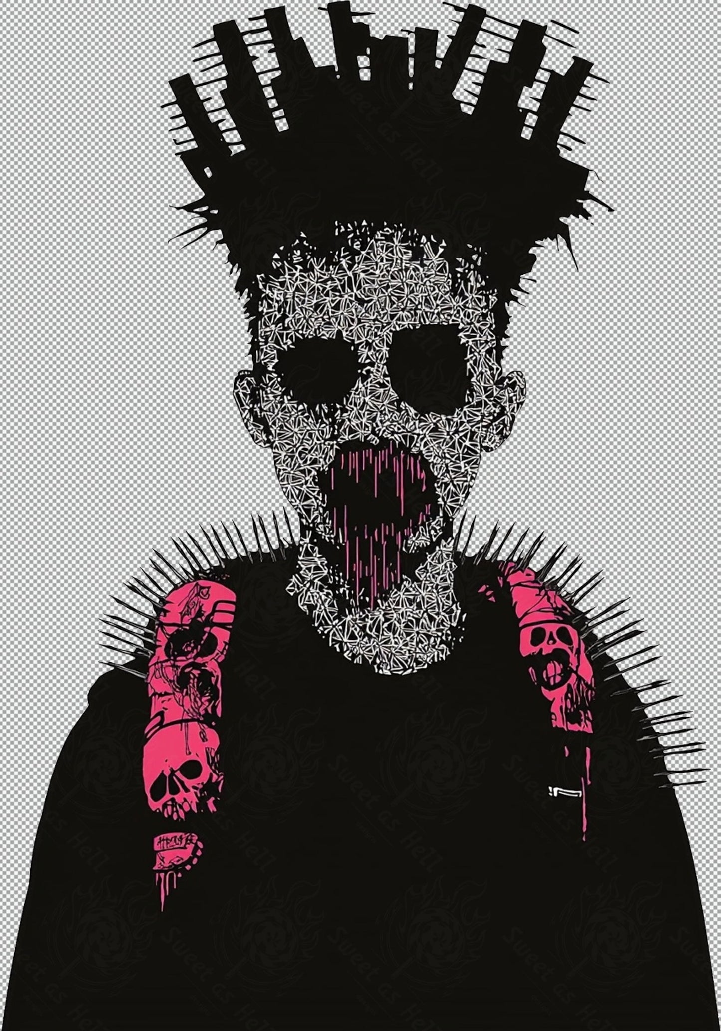 Sweet As Hell Designs' Ruffian Series v0079 With Transparent Background SN3042 - Sweet As Hell Designs