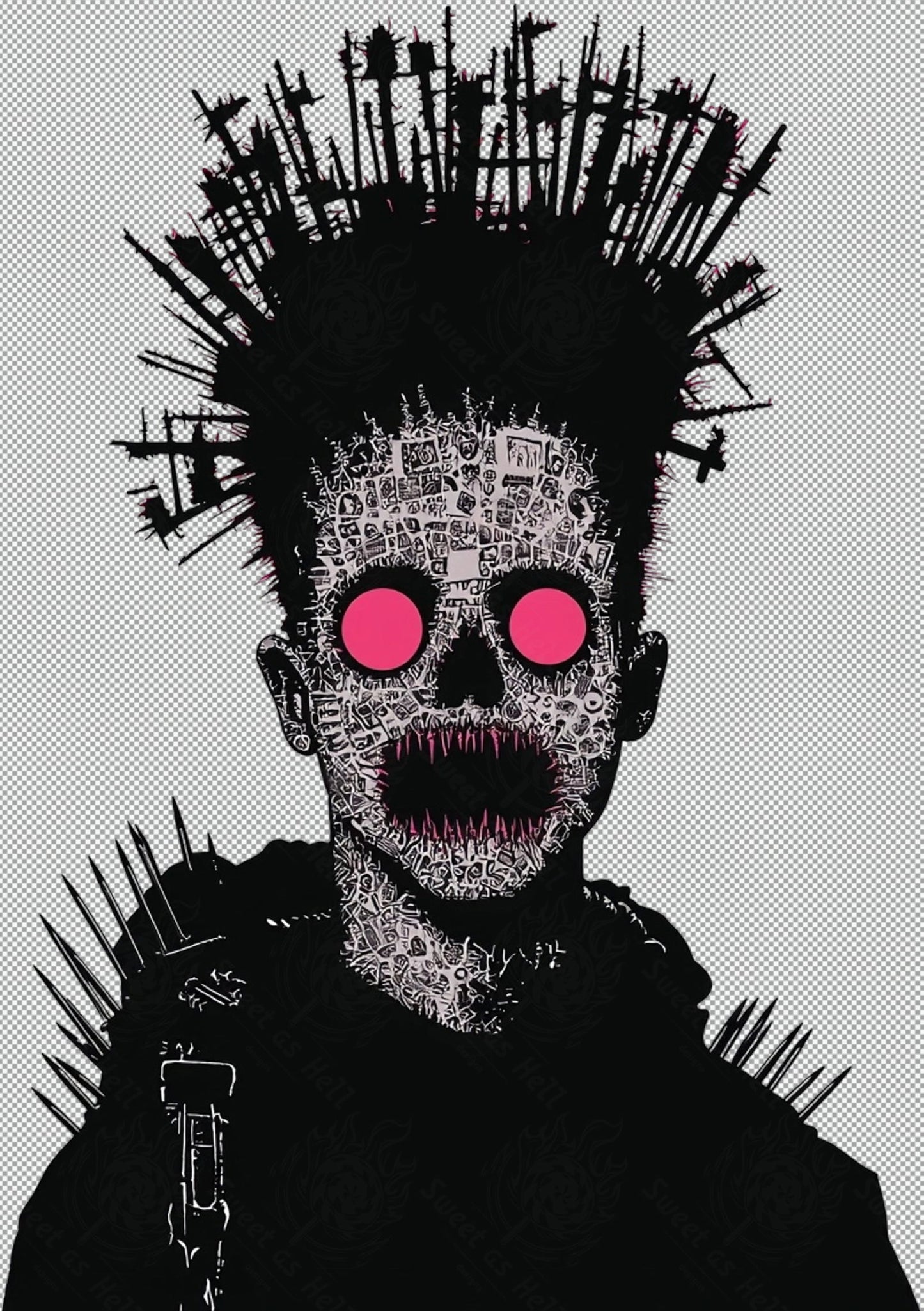 Sweet As Hell Designs' Ruffian Series v0081 With Transparent Background SN3044 - Sweet As Hell Designs
