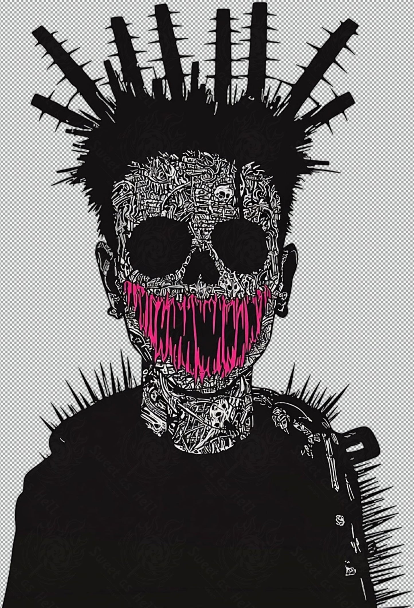 Sweet As Hell Designs' Ruffian Series v0090 With Transparent Background SN3053 - Sweet As Hell Designs
