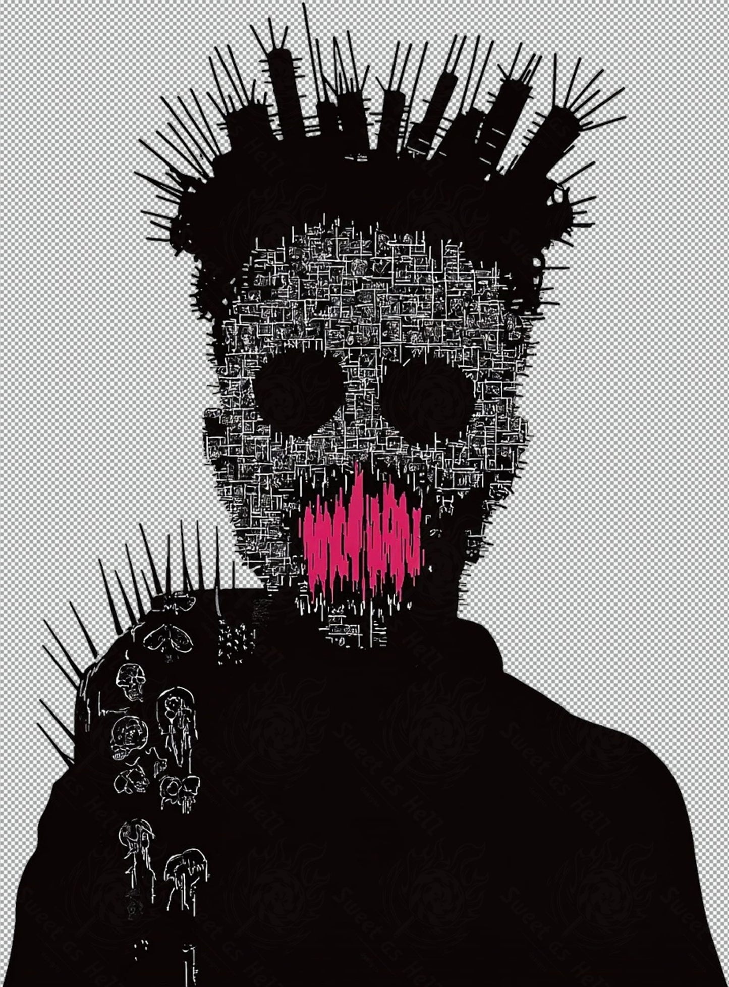 Sweet As Hell Designs' Ruffian Series v0096 With Transparent Background SN3059 - Sweet As Hell Designs