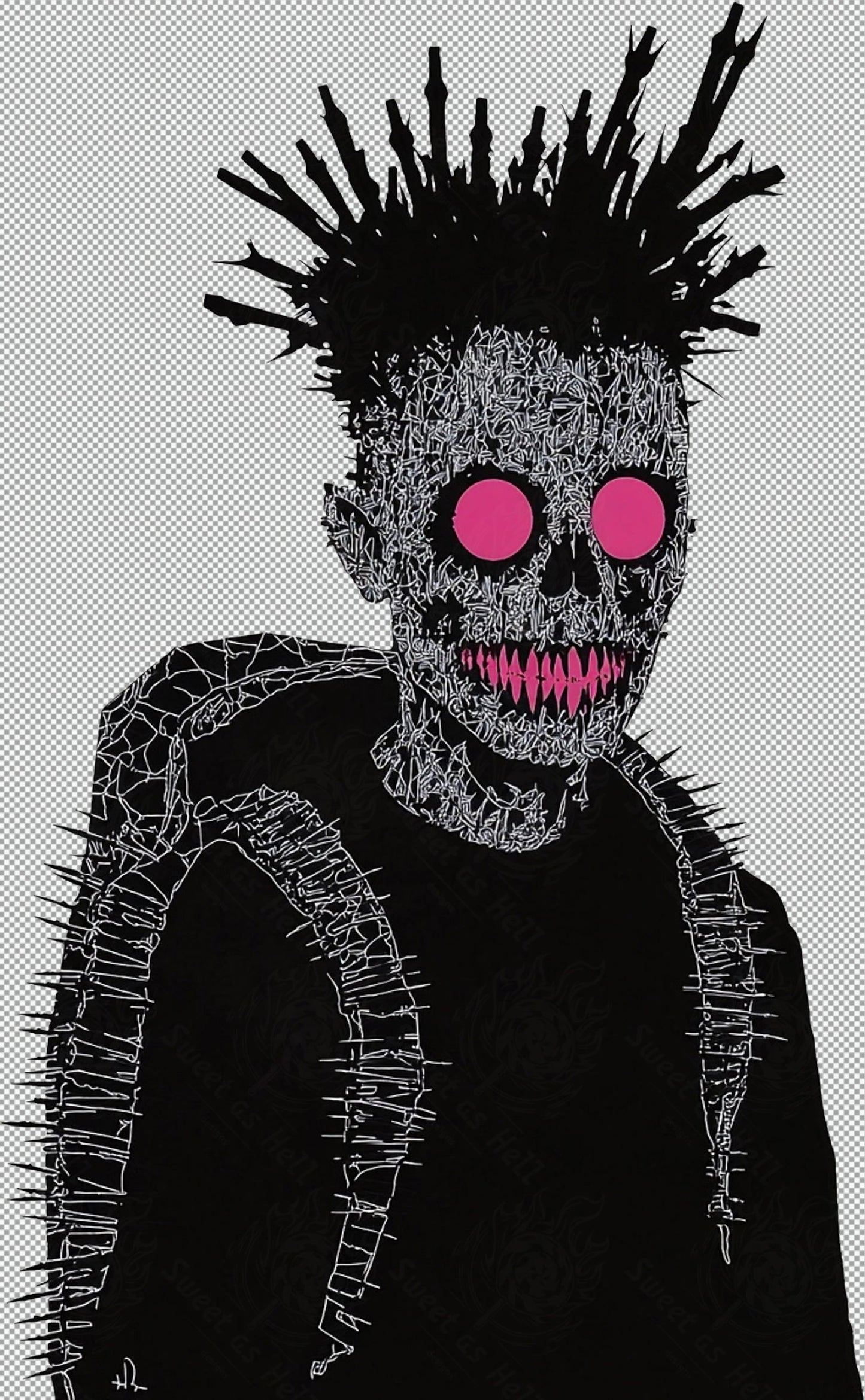 Sweet As Hell Designs' Ruffian Series v0099 With Transparent Background SN3062 - Sweet As Hell Designs