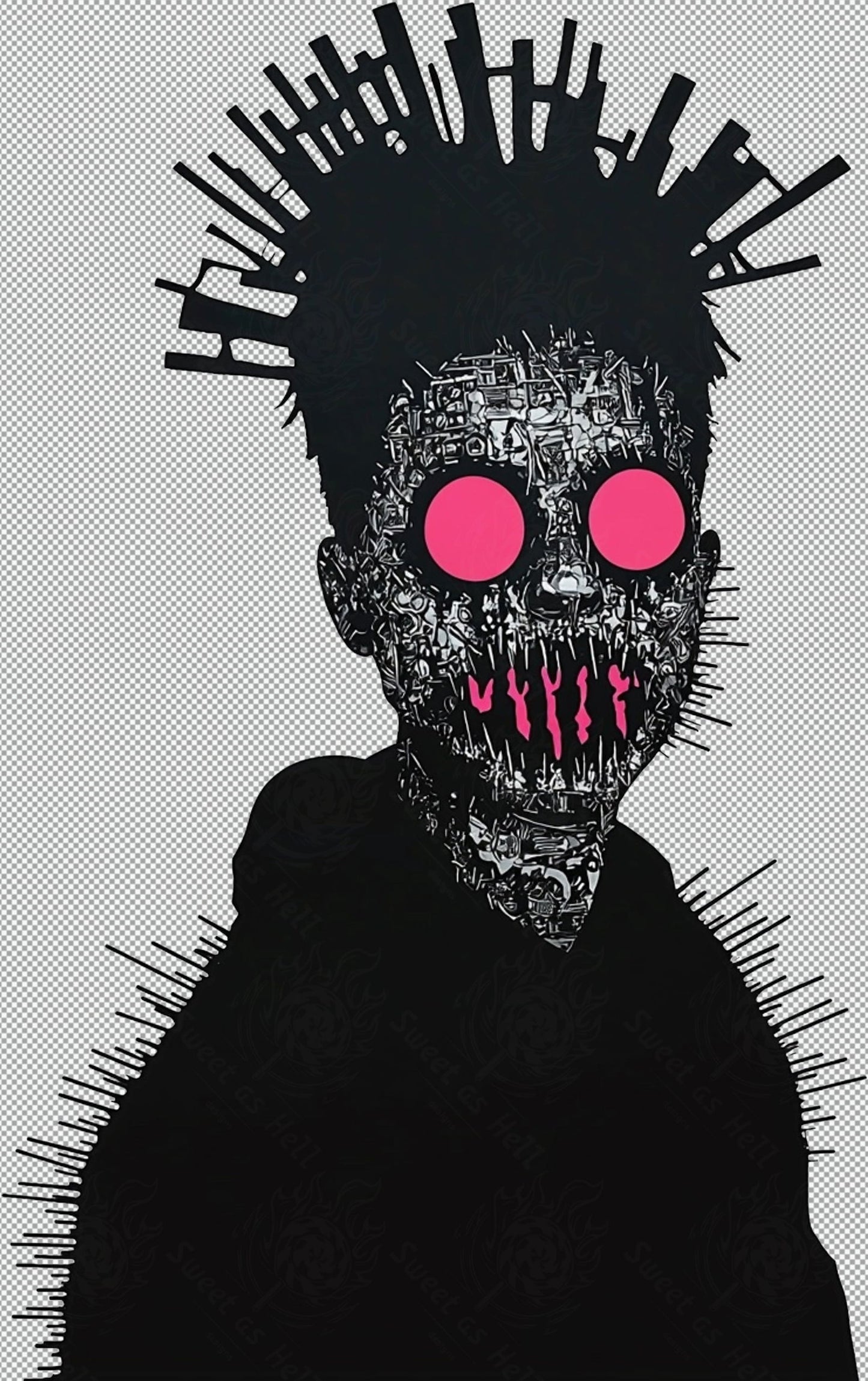 Sweet As Hell Designs' Ruffian Series v0104 With Transparent Background SN3067 - Sweet As Hell Designs