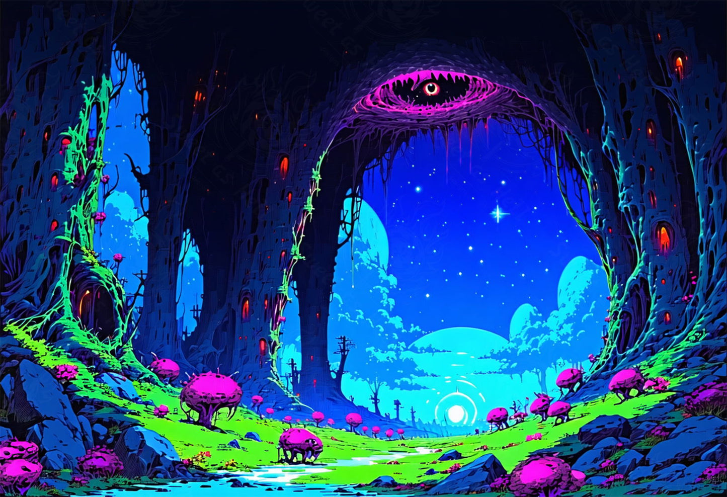 The Psychedelic Gateway SN3083 - Sweet As Hell Designs