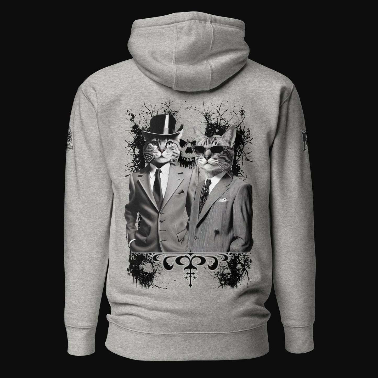These Cats Are Dangerous Cotton Hoodie - Sweet As Hell Designs