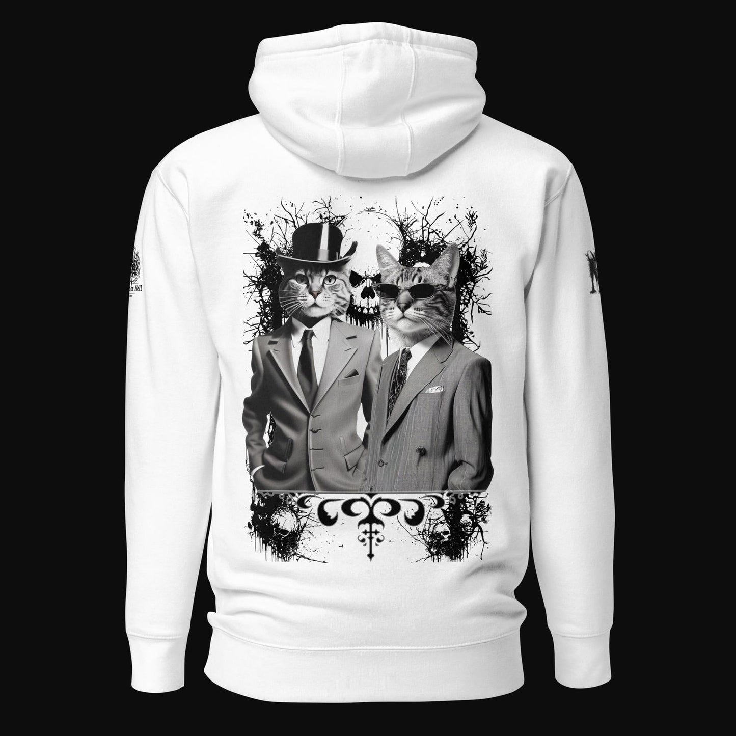 These Cats Are Dangerous Cotton Hoodie - Sweet As Hell Designs