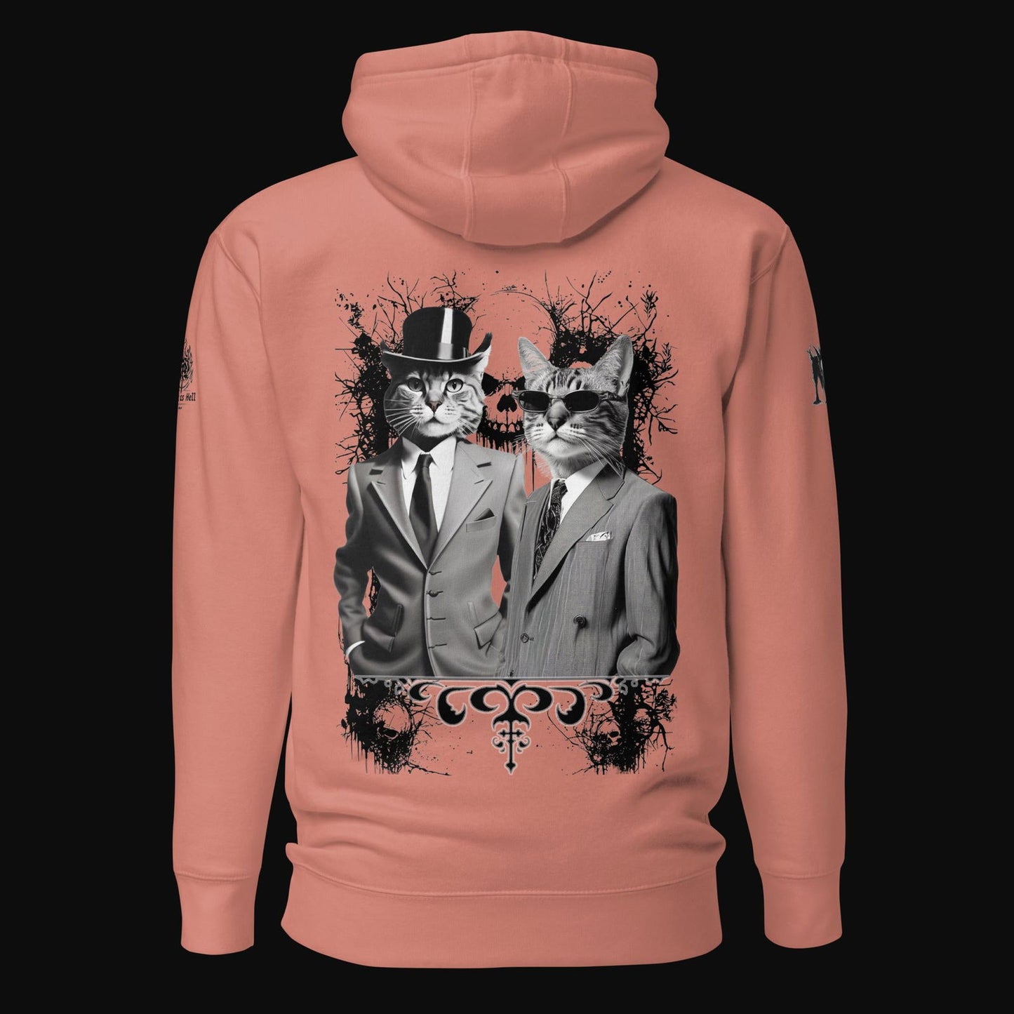 These Cats Are Dangerous Cotton Hoodie - Sweet As Hell Designs