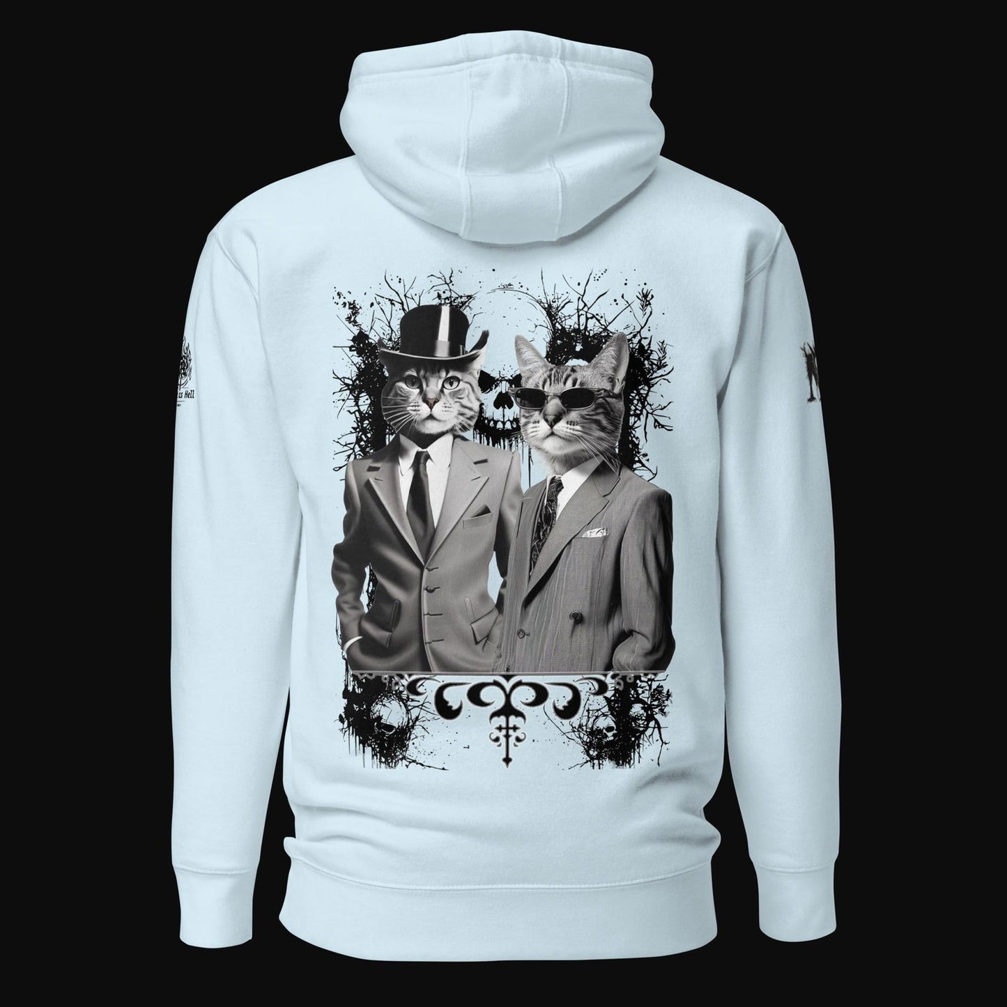 These Cats Are Dangerous Cotton Hoodie - Sweet As Hell Designs