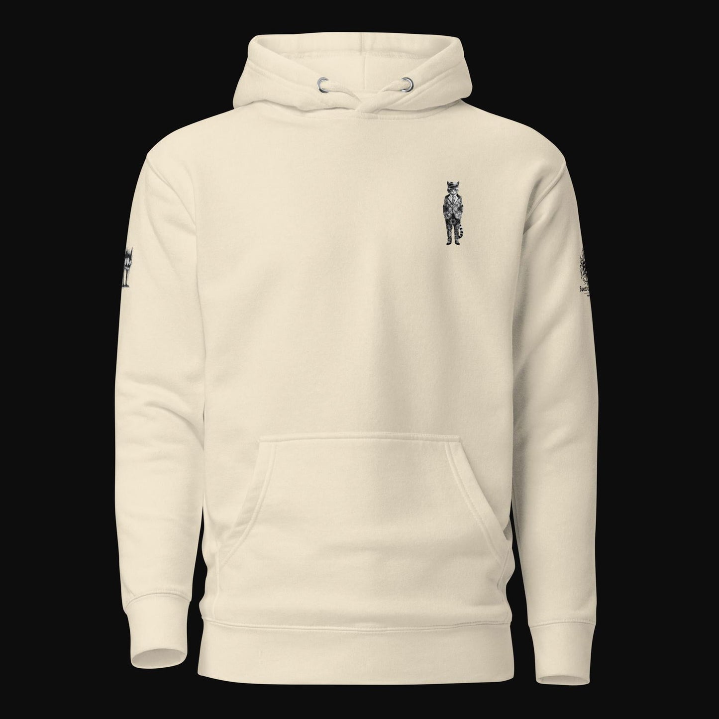 These Cats Are Dangerous Cotton Hoodie - Sweet As Hell Designs