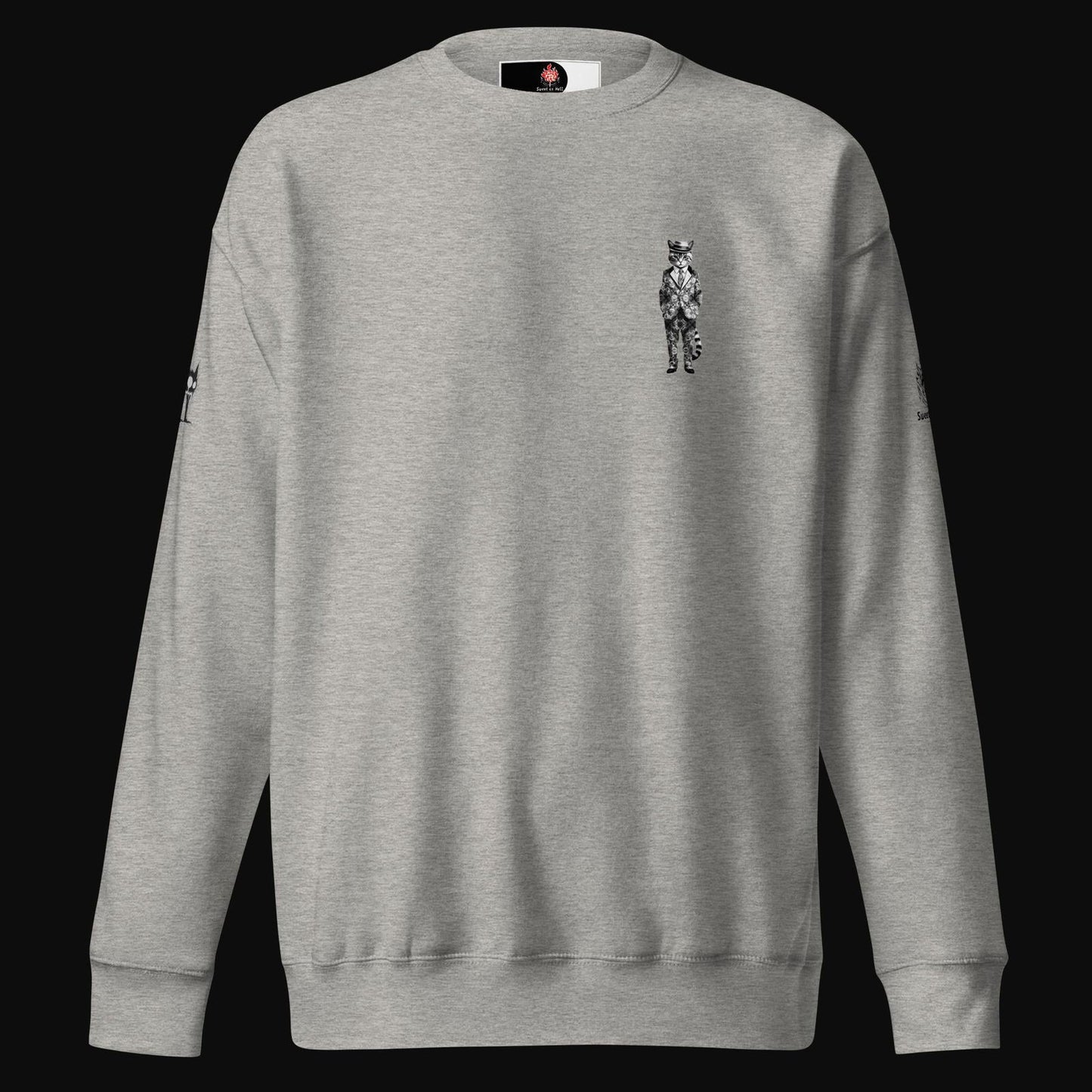 These Cats Are Dangerous Cotton Sweatshirt - Sweet As Hell Designs