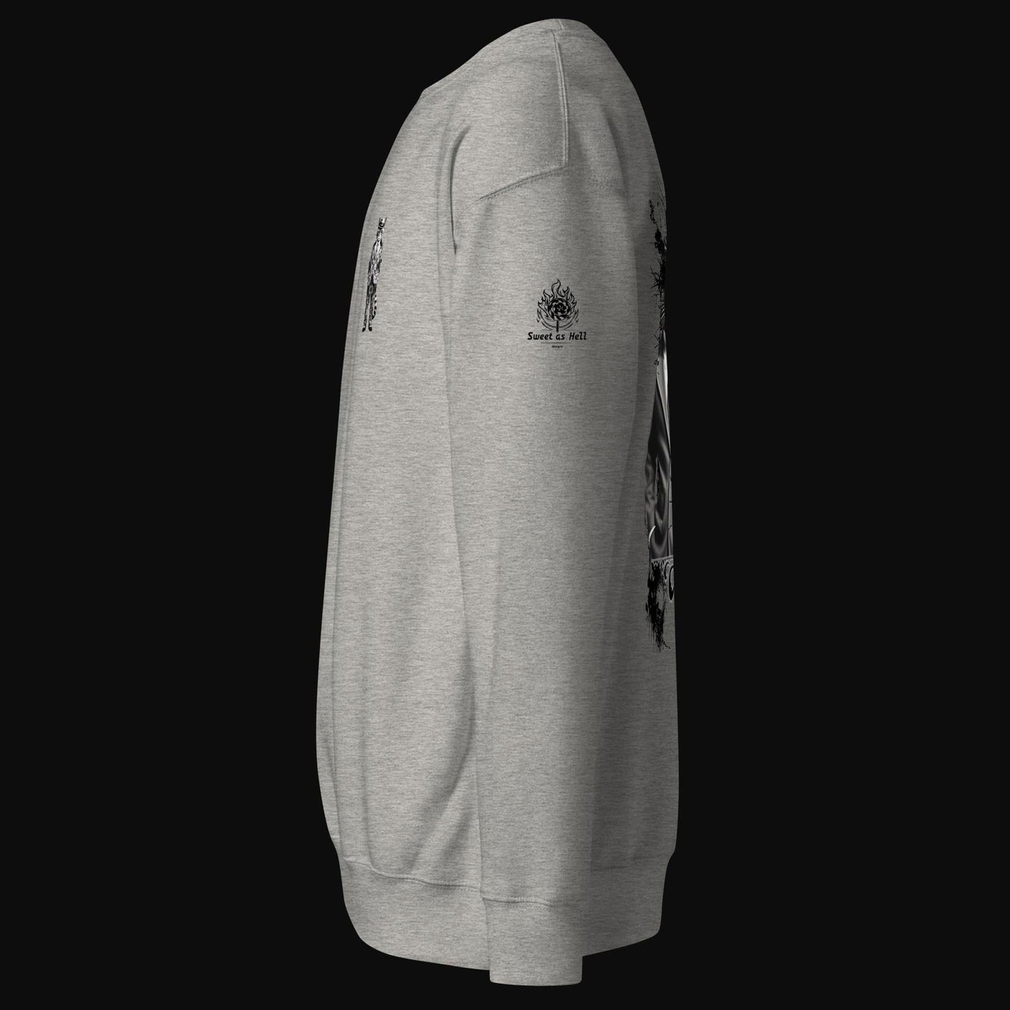 These Cats Are Dangerous Cotton Sweatshirt - Sweet As Hell Designs