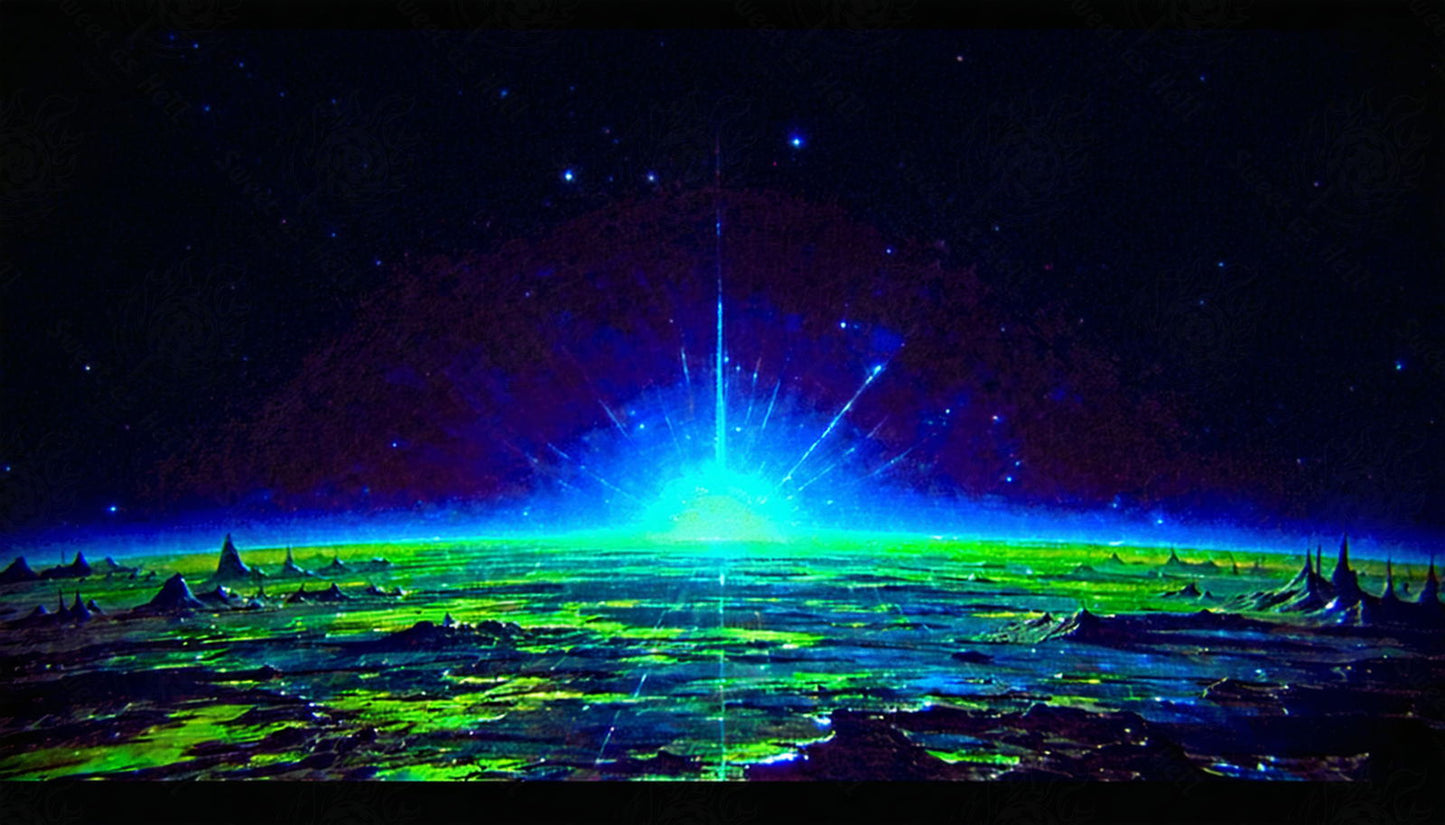 alien sunrise landscape SN3100 - Sweet As Hell Designs