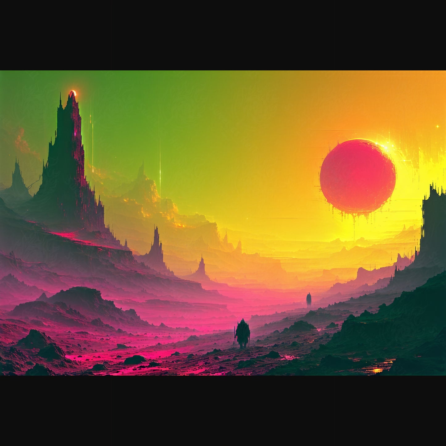 paisaje de mundo extraterrestre SN3128
