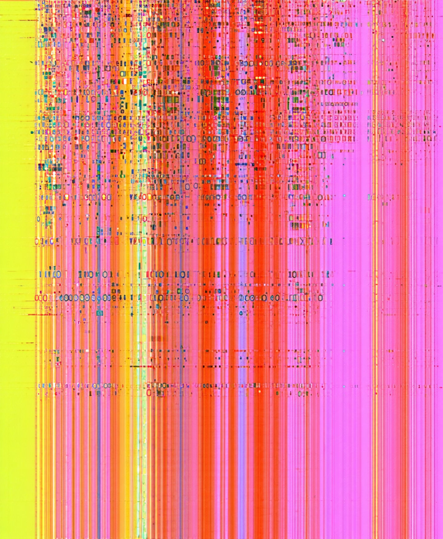 digital glitch tapestry SN3262