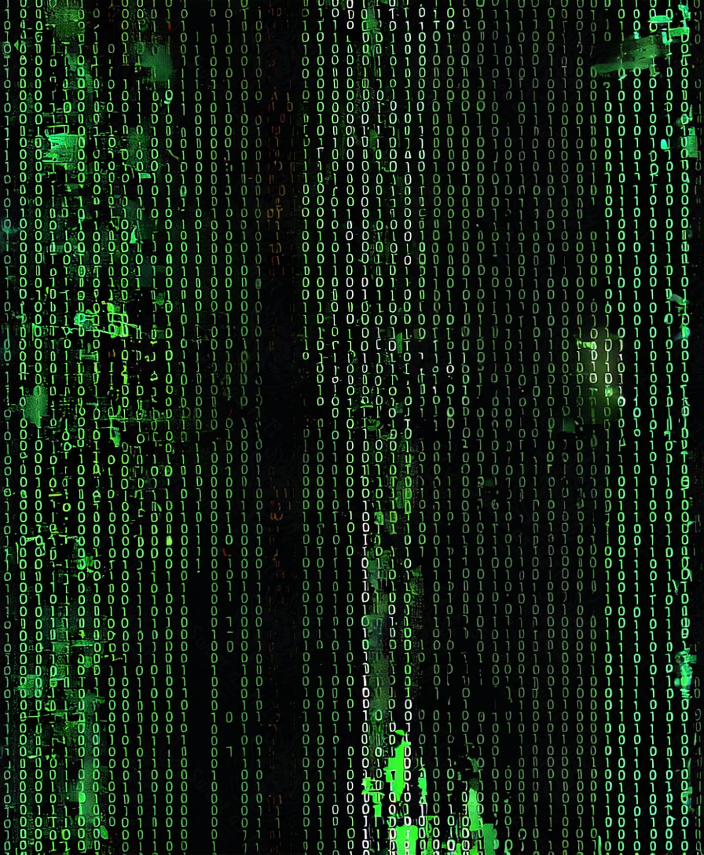 Código de matriz de lluvia digital SN3287