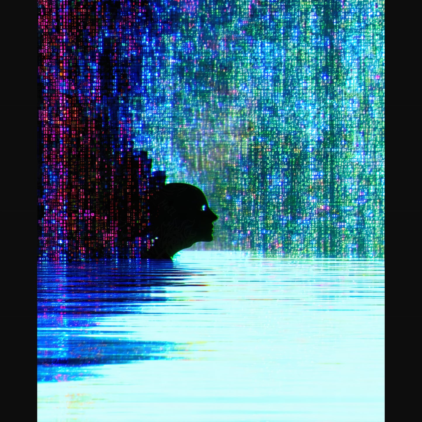 Reflexión digital en el mar binario SN3291