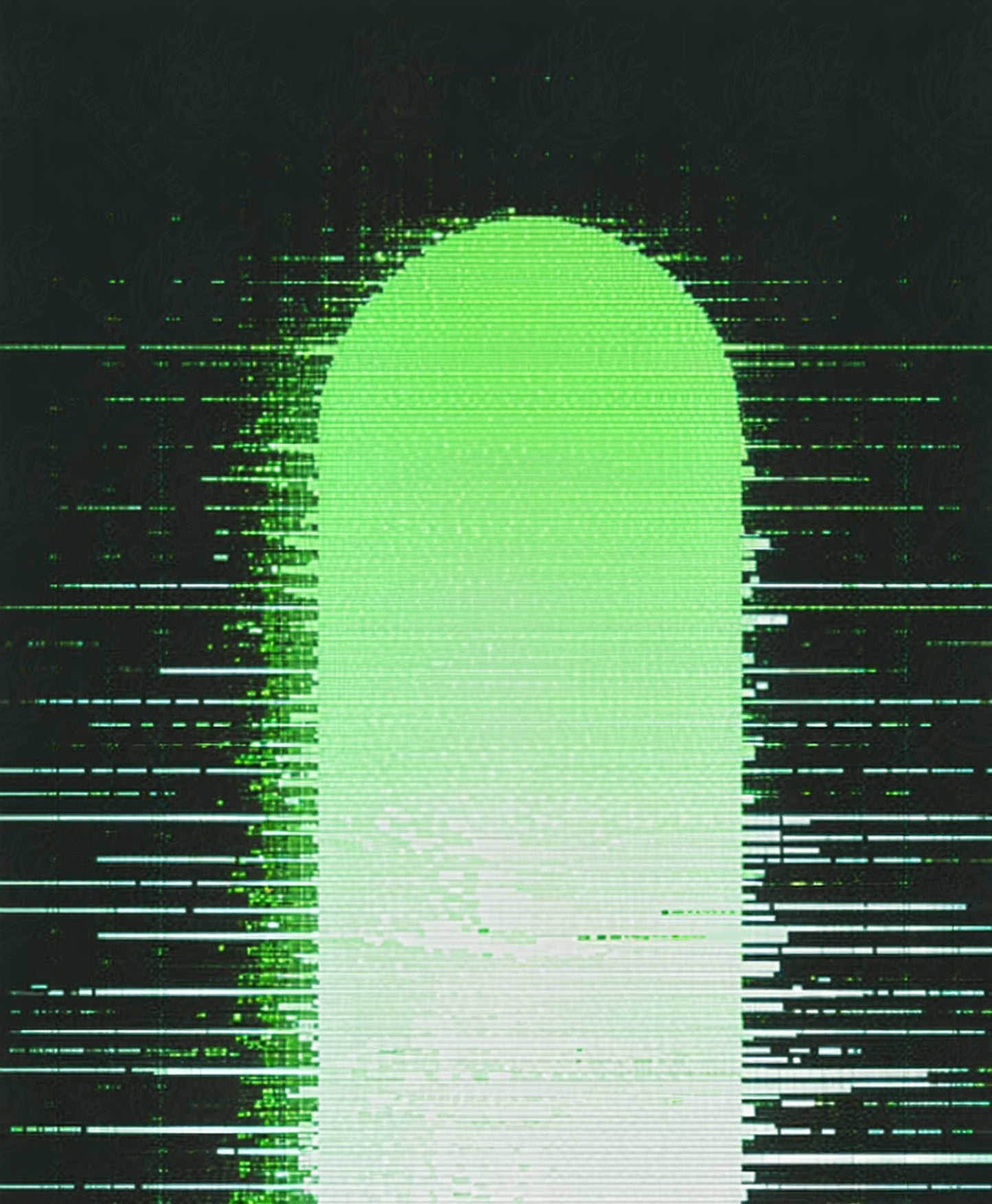 green glitch arch SN3349