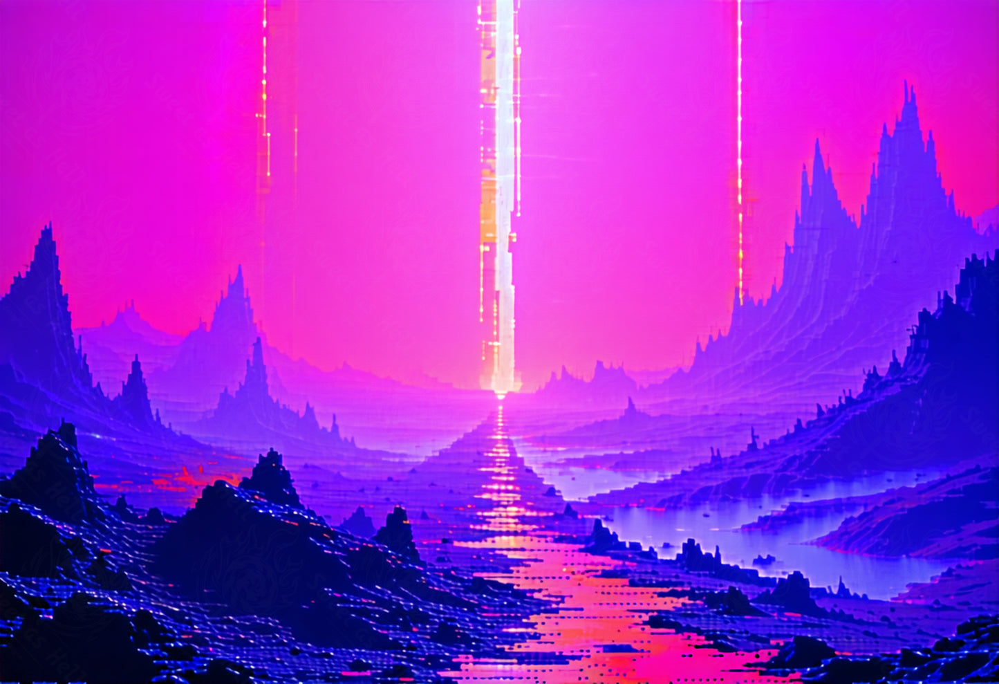 paisaje de neon genesis SN3383