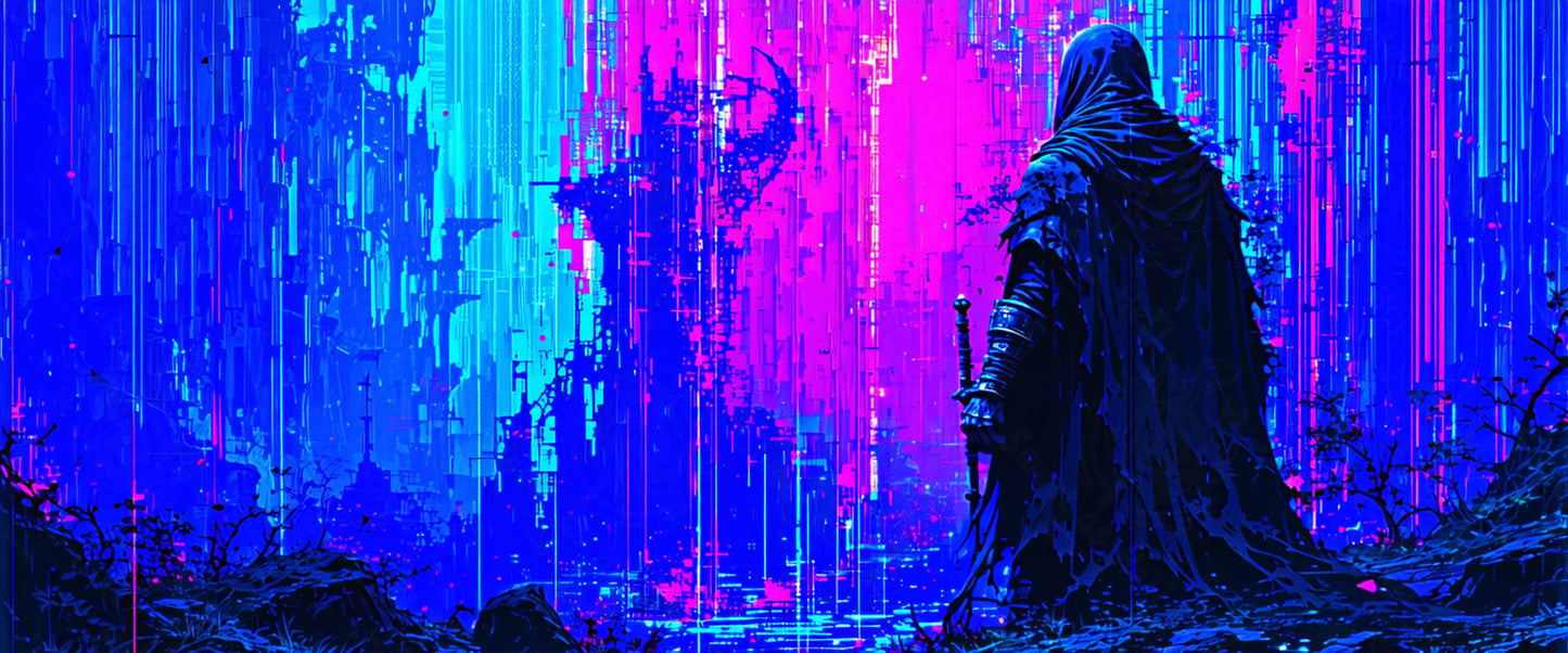 Figura de fantasía pixelada SN3399