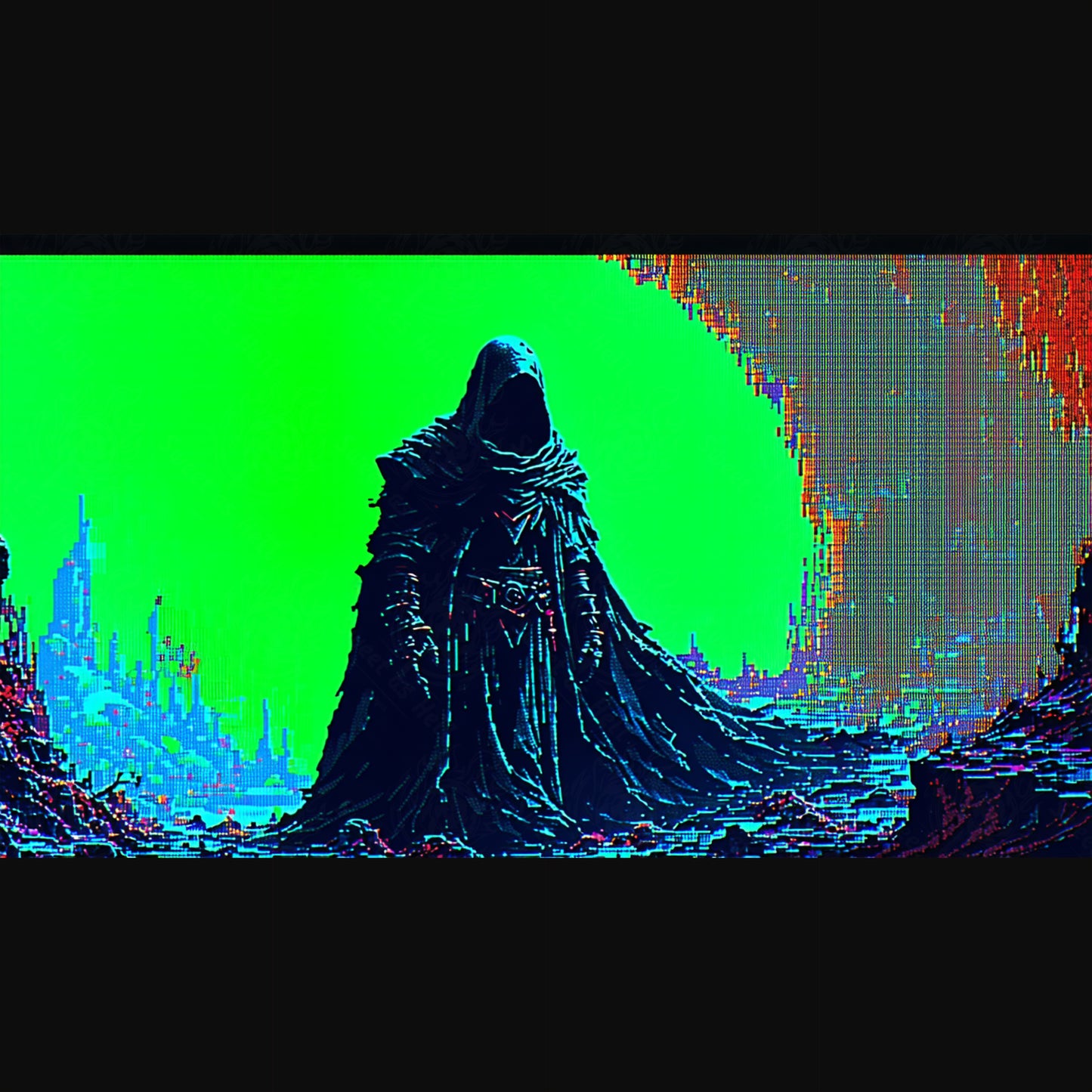 pixelated grim reaper SN3402