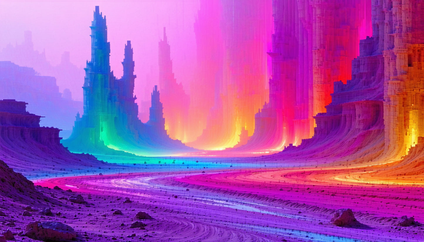 rainbow canyon landscape SN3412