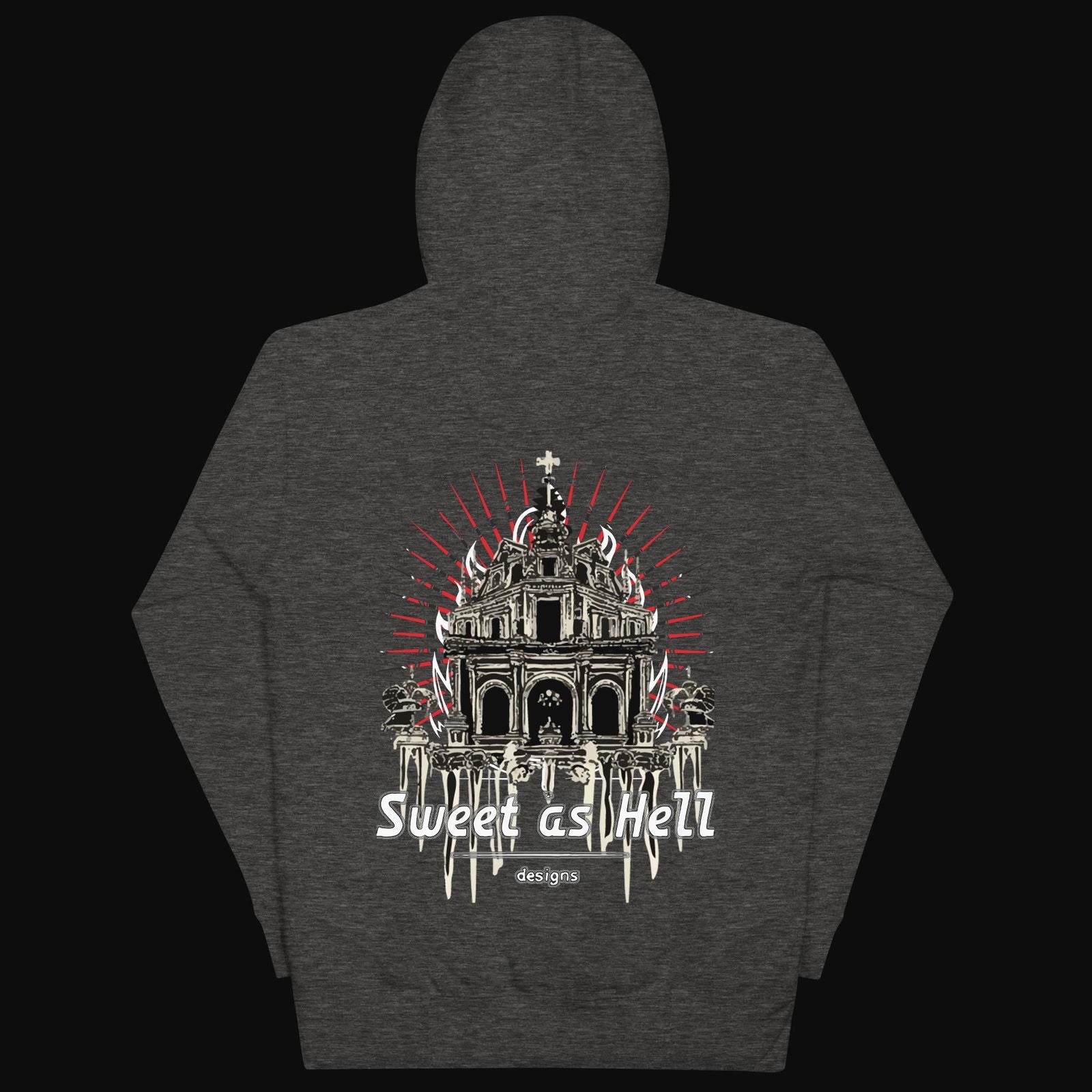 Abandoned Sanctuary Cotton Hoodie - Sweet As Hell Designs