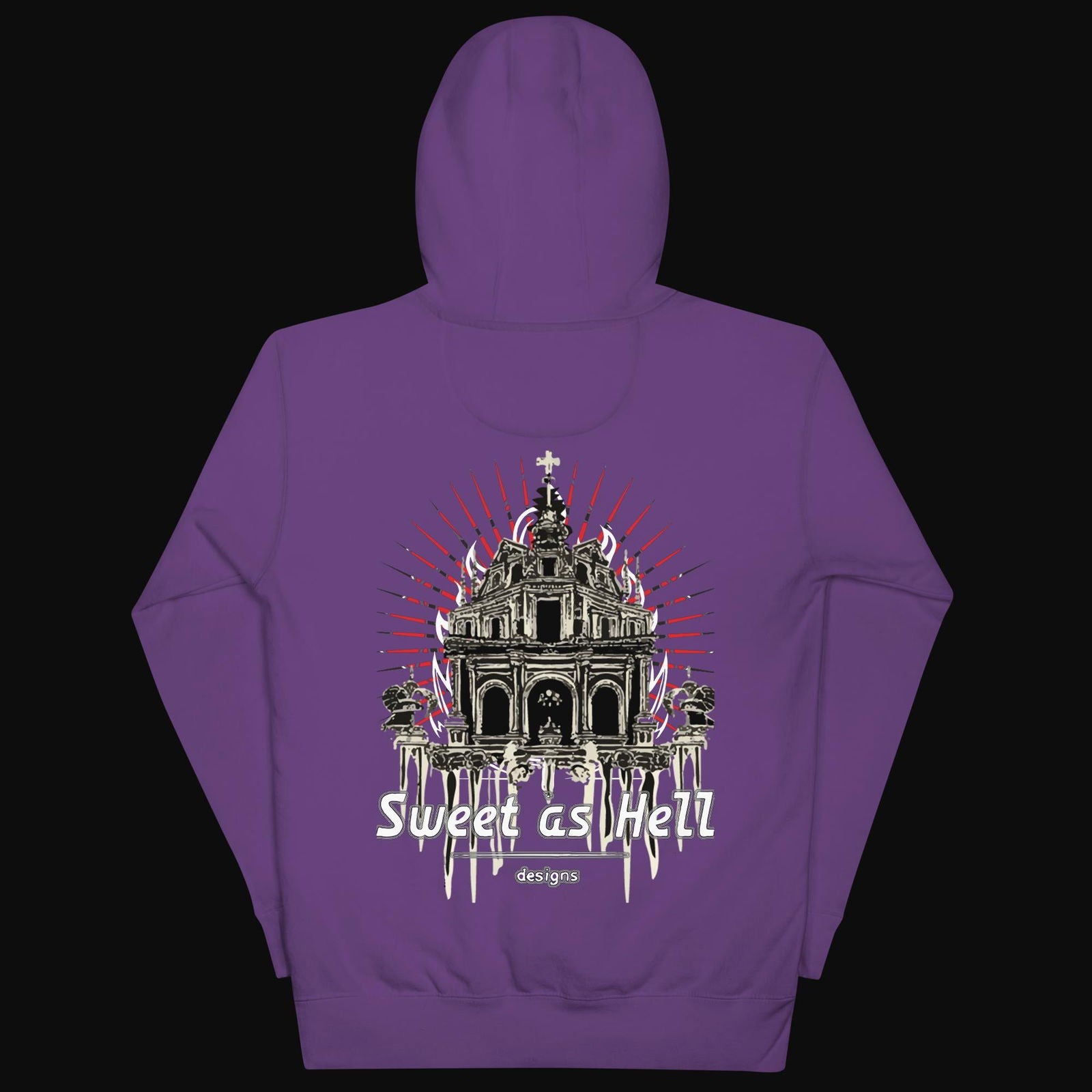 Abandoned Sanctuary Cotton Hoodie - Sweet As Hell Designs