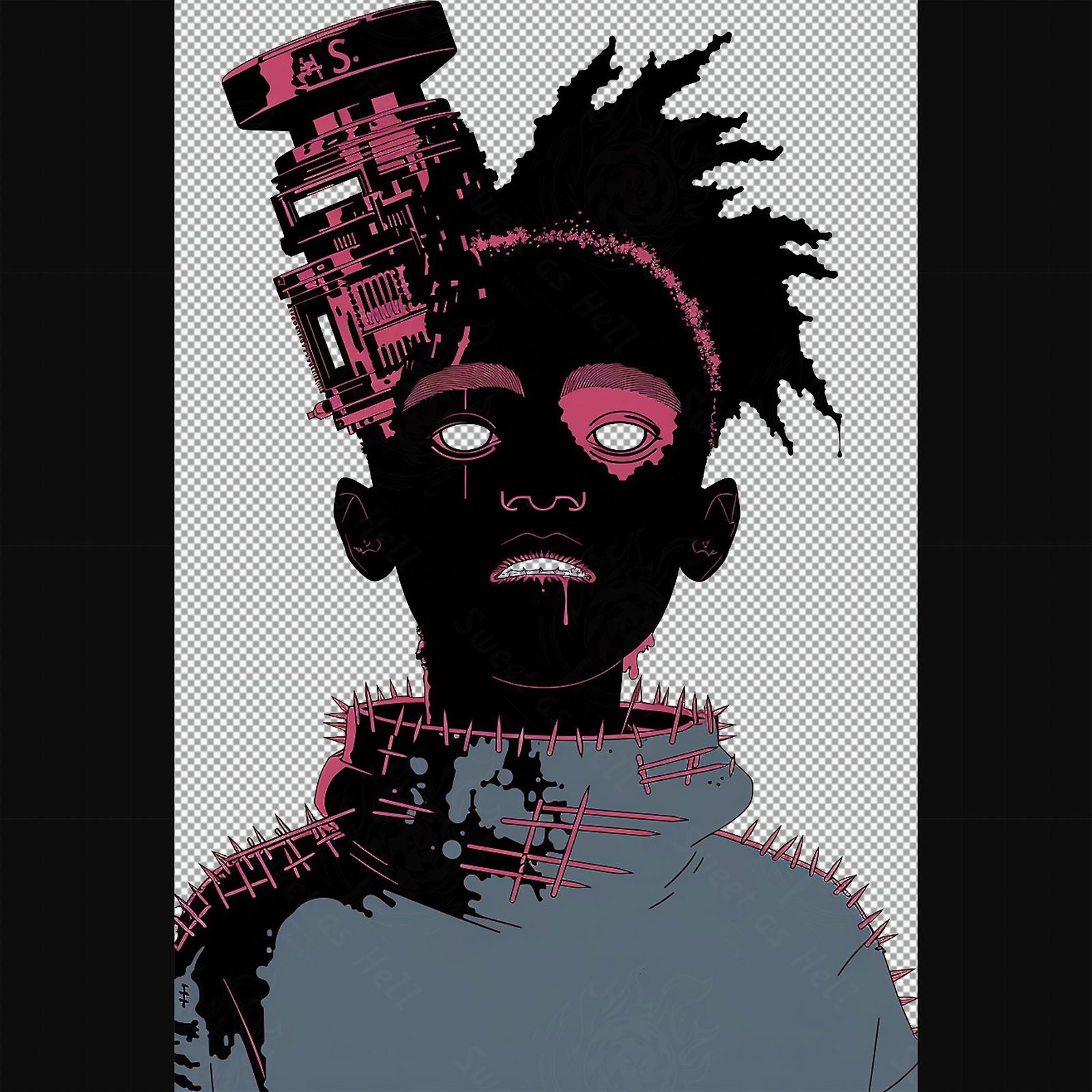Cyber Punk Child SN3091 - Sweet As Hell Designs