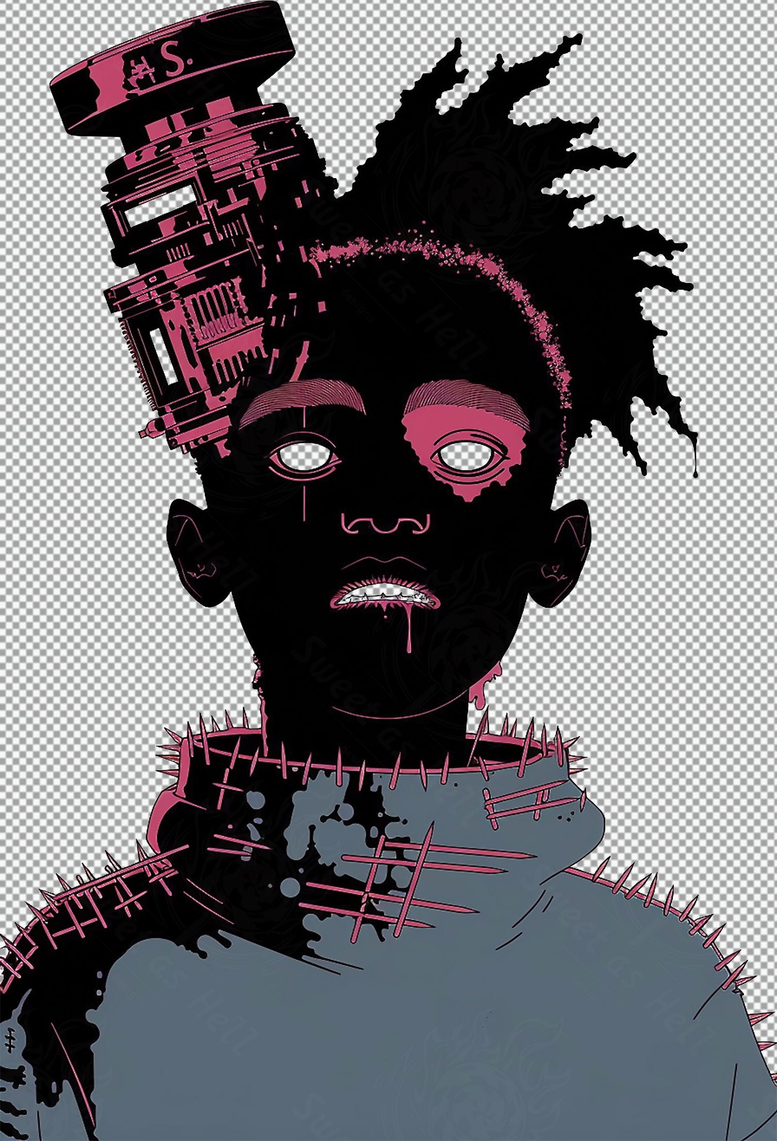 Cyber Punk Child SN3091 - Sweet As Hell Designs