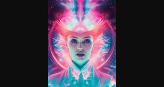 Female Fashion Portrait Photography with Holographic and Cosmic Design Elements 4 by 5 0004 SN821 - Sweet As Hell Designs