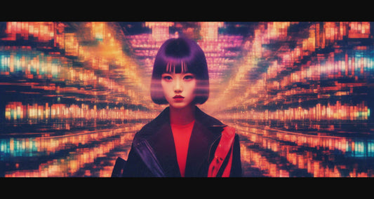Female Fashion Portrait Photography with Motion Blur Effect and Surreal Graphic Elements 21 by 9 0001 SN825 - Sweet As Hell Designs