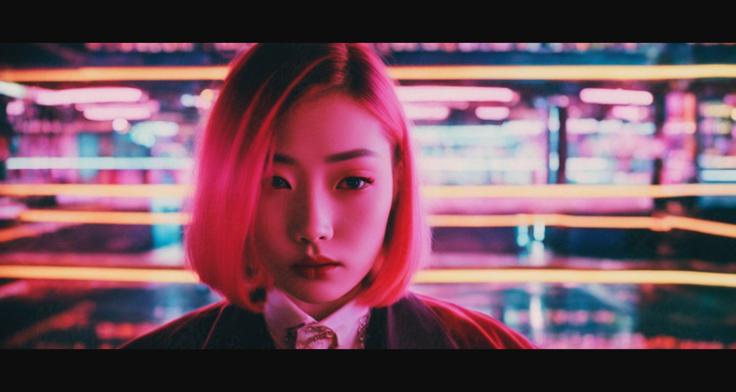 Female Fashion Portrait Photography with Motion Blur Effect and Surreal Graphic Elements 21 by 9 0002 SN826 - Sweet As Hell Designs