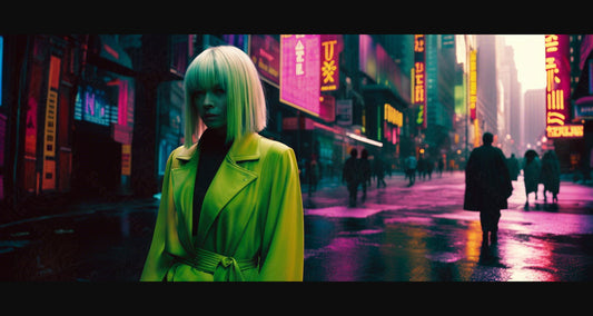 Female Portrait With A Gritty Cinematic City Background 0001 SN828 - Sweet As Hell Designs