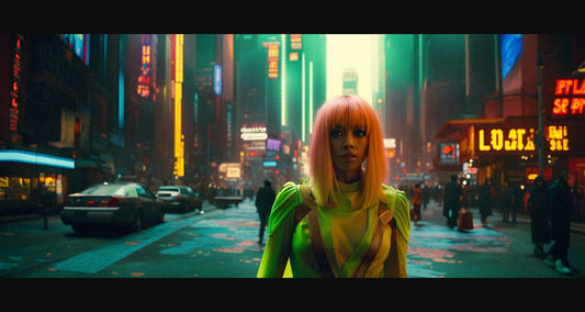 Female Portrait With A Gritty Cinematic City Background 0003 SN830 - Sweet As Hell Designs