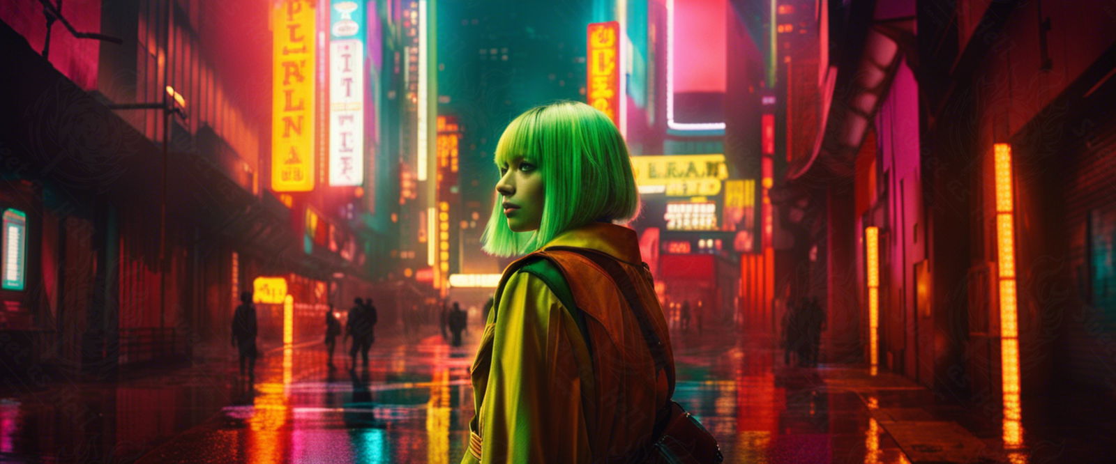 Female Portrait With A Gritty Cinematic City Background 0005 SN832 - Sweet As Hell Designs
