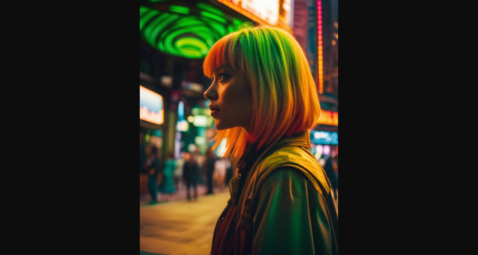 Female Portrait With A Gritty Cinematic City Background 0006 SN833 - Sweet As Hell Designs
