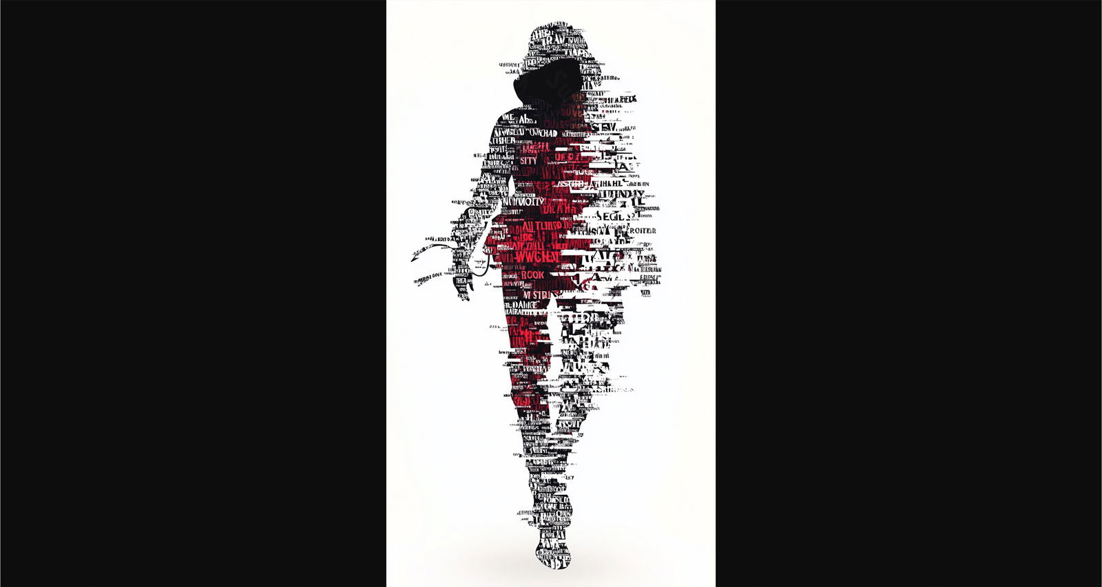 Full-length Urban Character in Streetwear Composed of Overlapping Shapes and/or Letters That Create Depth, Texture and Movement 0041 SN1291 - Sweet As Hell Designs
