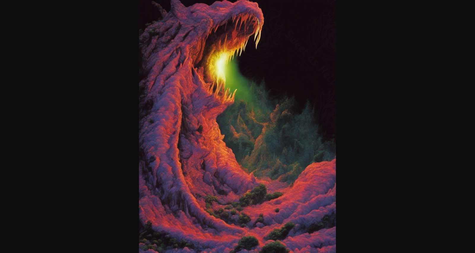 Horror and Miasma 04 by 05 0155 SN524 - Sweet As Hell Designs