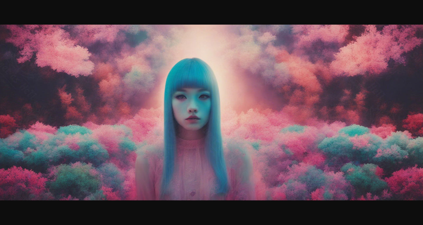 Illustrated High Fashion Female Portrait Photography with Surreal Elements 21 by 9 0001 SN865 - Sweet As Hell Designs