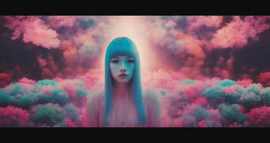 Illustrated High Fashion Female Portrait Photography with Surreal Elements 21 by 9 0001 SN865 - Sweet As Hell Designs