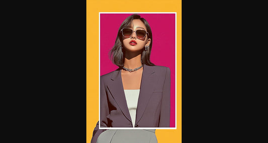 Modern Art Styled Fashion Ad Photo 02 by 03 002 SN2502 - Sweet As Hell Designs