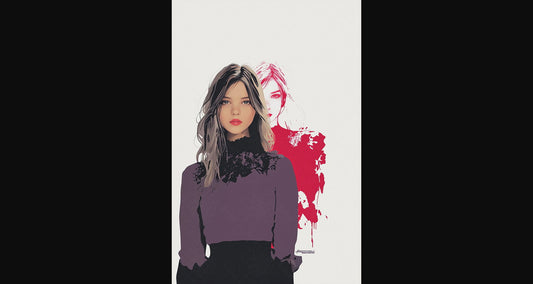 Modern Art Styled Fashion Ad Photo 02 by 03 003 SN2503 - Sweet As Hell Designs